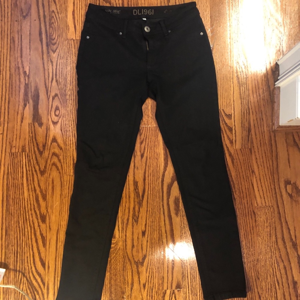 DL1961 black skinny jeans